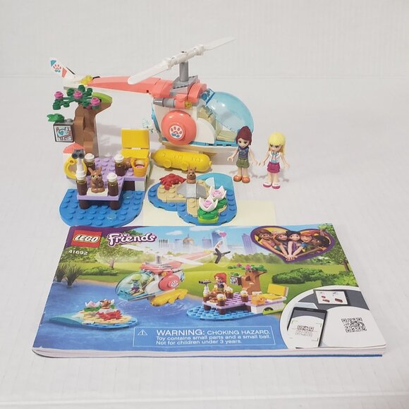 LEGO Friends Vet Clinic Rescue Helicopter 41692 (Retired Set) - Picture 1 of 6